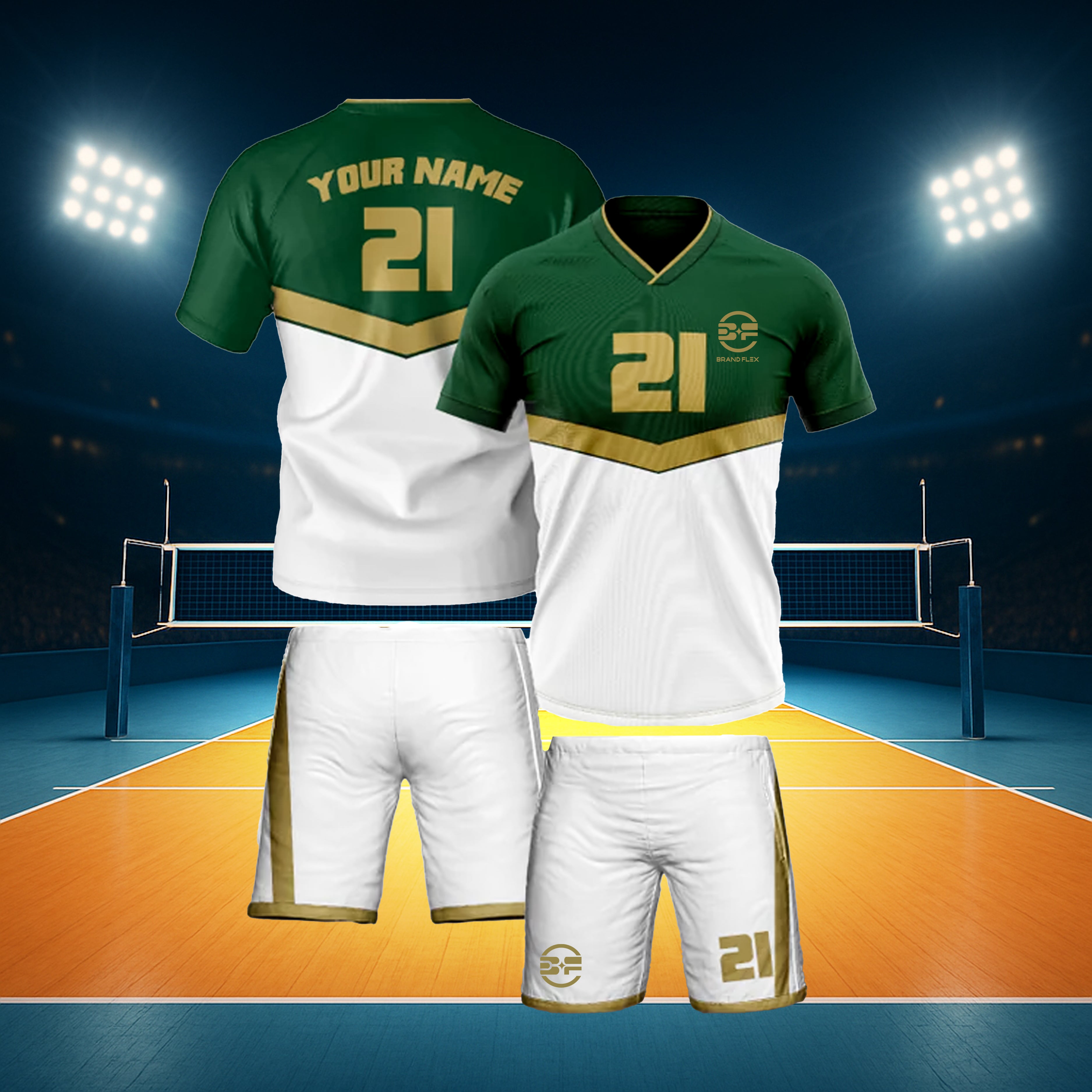 Custom volleyball uniform